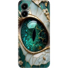 Grabono Omix X5 Kılıf Desenli Baskılı Hd Kaleografi Silikon Tanrıça Gözü