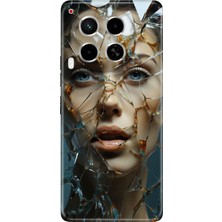 Grabono Tecno Camon 30 Kılıf (Cl6) Uyumlu Silikon Desenli Kapak Cam Kırığı