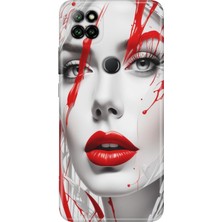 Grabono Casper Via E30 Kılıf Renkli Temalı Desenli Tpu Silikon Lady