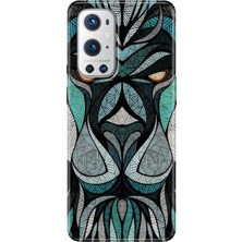 Grabono Oneplus 9 Pro Kılıf Renkli Özel Temalı Desenli Silikon Tpu Lion Mandala