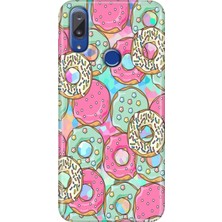 Grabono Vestel Venus E5 Kılıf Desenli Baskılı Hd Özel Tasarım Tpu Silikon Donut