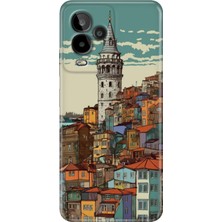 Grabono General Mobile Gm 24 Pro Kılıf Desenli Esnek Silikon Temalı Galata