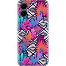 Grabono Omix X5 Kılıf Desenli Baskılı Hd Kaleografi Silikon Botanik