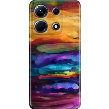 Grabono Infinix Note 30 Pro Kılıf 6.67" Desenli Baskılı Esnek Silikon Kapak Sulu Boya