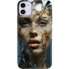 Grabono Apple iPhone 11 Kılıf Renkli Temalı Desenli Tpu Silikon Cam Kırığı