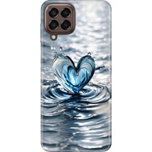 Grabono Samsung Galaxy M33 Kılıf Baskılı Esnek Silikon Kapak Aşşkdamlası
