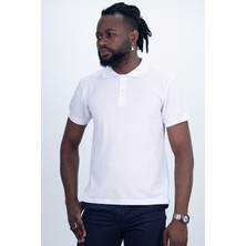 Erkek Slim Fit Dar Kesim Nefes Alan Kumaş Polo Yaka Tişört