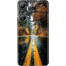 Grabono Infinix Hot 20 Kılıf (X6826C) Desenli Baskılı Esnek Silikon Kapak Korku Yolu