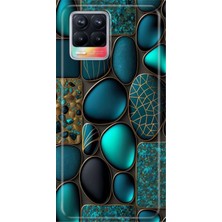 Grabono Realme 8 / Realme 8 Pro Kılıf Kılıf Renkli Esnek Silikon Temalı Desenli Tpu Marble