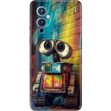 Grabono Oneplus 9 Kılıf Desenli Silikon Renkli Tpu Uv Robotic