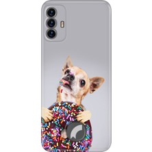 Grabono Reeder S19 Max Pro S Kılıf Renkli Desenli Tpu Lüks Baskılı Silikon Kapak Donut Dog