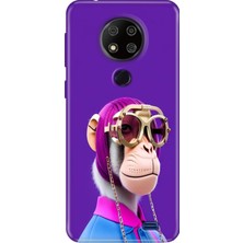 Grabono Reeder P13 Blue Max 2020 Kılıf Desenli Kapak Silikon Cover Monkey