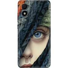 Grabono Tcl 303 Kılıf Silikon Renkli Phone Case Siluet
