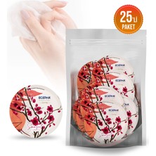 Ecepak Yuvarlak Mendil Sakura Poşet 25 Li