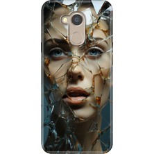 Grabono General Mobile Gm 8 Uyumlu Kılıf Desenli Silikon Renkli Tpu Uv Cam Kırığı