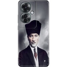 Grabono Oppo Reno 11 F 5g Kılıf (CPH2603) Uyumlu Desenli Silikon Tpu Atatürk