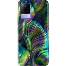 Grabono Vivo V21 Kılıf Resimli Desenli Özel Tasarım Silikon Holographic