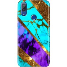 Grabono Vestel Venus E5 Kılıf Desenli Baskılı Hd Özel Tasarım Tpu Silikon Nezih Mermer