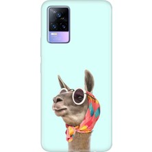 Grabono Vivo V21 Kılıf Resimli Desenli Özel Tasarım Silikon Deve