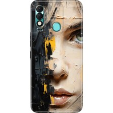 Grabono Tecno Spark 8t Kılıf Desenli Kapak Renkli Beauty