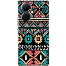 Grabono Vivo V29 Lite 5g Kılıf Renkli Desenli Özel Baskı Tasarım Silikon Etnik