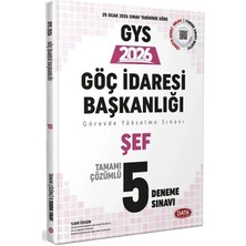 Anla Kazan Yayınları Data 2026 Gys Göç Idaresi Başkanlığı Şef 5 Deneme Çözümlü