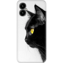 Grabono Omix X5 Kılıf Desenli Baskılı Hd Kaleografi Silikon Kedi Bakışı