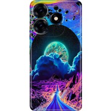 Grabono Tecno Spark 20 - 20C Kılıf Renkli Temalı Desenli Tpu Tarz Silikon Dream Road