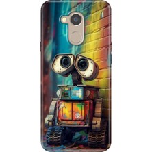 Grabono General Mobile Gm 8 Uyumlu Kılıf Desenli Silikon Renkli Tpu Uv Robotic