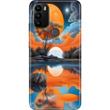 Grabono General Mobile Gm 21 Plus Kılıf Baskılı Silikon Kapak Afrika