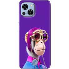 Grabono Reeder S23 Pro Max Kılıf Desenli Kapak Baskı Uv Monkey