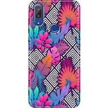 Grabono Vestel Venus E5 Kılıf Desenli Baskılı Hd Özel Tasarım Tpu Silikon Botanik