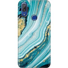 Grabono Vestel Venus E5 Kılıf Desenli Baskılı Hd Özel Tasarım Tpu Silikon Simli Taş