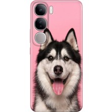 Grabono Vivo V40 Lite Kılıf Renkli Esnek Baskı Silikon Özel Temalı Desenli Hasky
