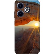 Grabono Infinix Hot 40 Pro / Infinix Hot 40 Kılıf Temalı Baskılı Desenli Resimli Silikon Sun