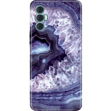 Grabono Tecno Spark 8 Pro Kılıf Renkli Silikon Kapak Elmas