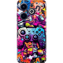 Grabono Infinix Hot 40 Pro / Infinix Hot 40 Kılıf Temalı Baskılı Desenli Resimli Silikon Gamer