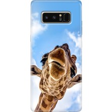 Grabono Samsung Galaxy Note 8 Kılıf Renkli Temalı Desenli Tpu Note8 Silikon Öpücük