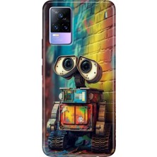 Grabono Vivo V21 Kılıf 6.44 Inc Desenli Silikon Esnek Uyumlu Kapak Robotic