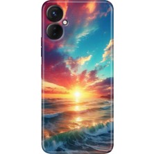 Grabono Tecno Camon 19 Neo Kılıf (CH6I) Uyumlu Desenli Silikon Okyanus