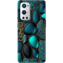 Grabono Oneplus 9 Pro Kılıf Renkli Özel Temalı Desenli Silikon Tpu Marble
