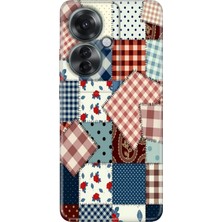 Grabono Oppo Reno 11 F 5g Kılıf (CPH2603) Uyumlu Desenli Silikon Tpu Yama