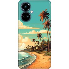 Grabono Tecno Camon 19 Pro Kılıf Renkli Temalı Desenli Tpu (CI8N) Uyumlu Silikon Malibu