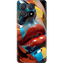 Grabono Xiaomi Poco X6 Pro Kılıf Kılıf Renkli Esnek Silikon Temalı Desenli Tpu Makyaj