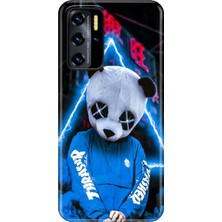 Grabono Reeder P13 Blue 2021 Kılıf Desenli Kapak Silikon Cover Cool Panda