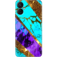 Grabono Tecno Camon 19 Neo Kılıf (CH6I) Uyumlu Desenli Silikon Nezih Mermer