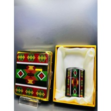 Doğan Hediyelik Sigara Tabakası ve Çakmak Hediyelik Set