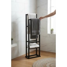Tolia Home Metal Dilsiz Uşak Havluluk Banyo Düzenleyici Askılık