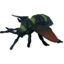 Getittir Böcek Figürleri - Gerçekçi Figür - Yeşil Yaban Arısı 10 cm (Lisinya)