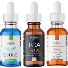 Doğal Eczane Tca Kimyasal Peeling %100 Set 90 ml